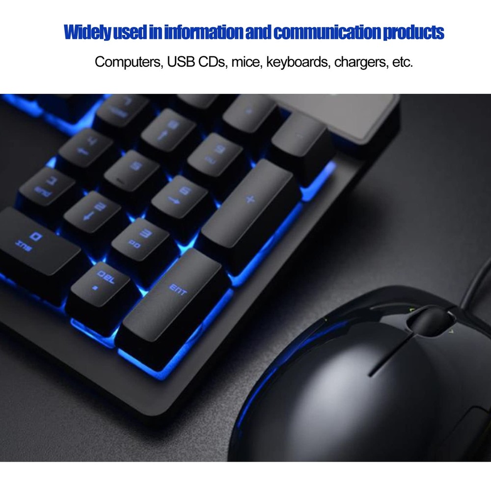 Type C USB Connector Jack 100Pcs Type C USB Female Plug Connector Jack Solder...