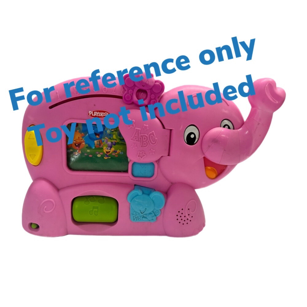 Hasbro Playskool Learnimal ABC Adventure Pink Elephant REPLACEMENT battery cover