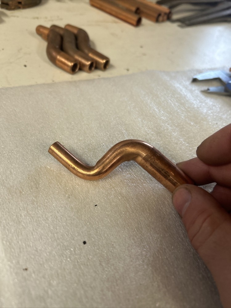 5rw Spot Welding Double Bend Tip, Misc Tip 651-2983-tuff, Copper Weld Tip Offset
