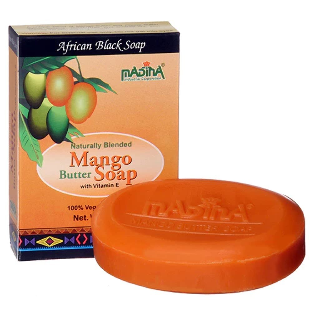 2 Pack- Mango Butter Soap-100% Vegetable Base Soap 3.5 Oz