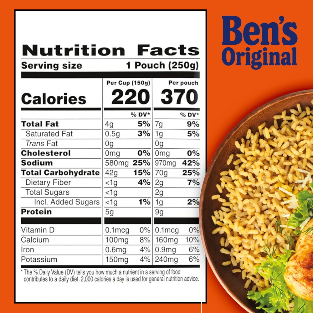 Ready Rice Chicken Flavored Whole Grain Brown Rice, Easy Flavored Rice Dinner...