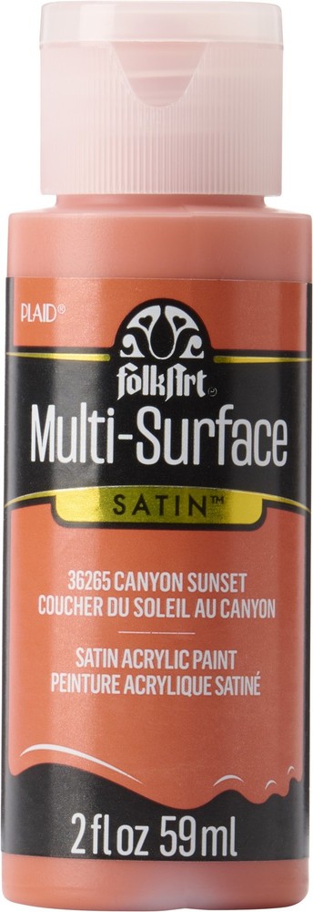 FolkArt Multi-Surface Acrylic Paint 2oz-Canyon Sunset
