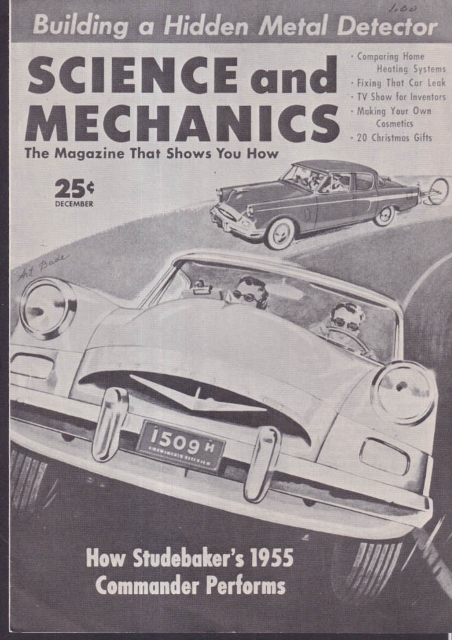 1955 Studebaker Commander SCIENCE & MECHANICS road test reprint