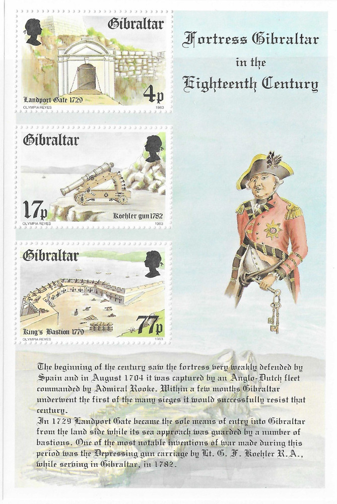 Gibraltar (1983) - Scott # 455a,   MNH