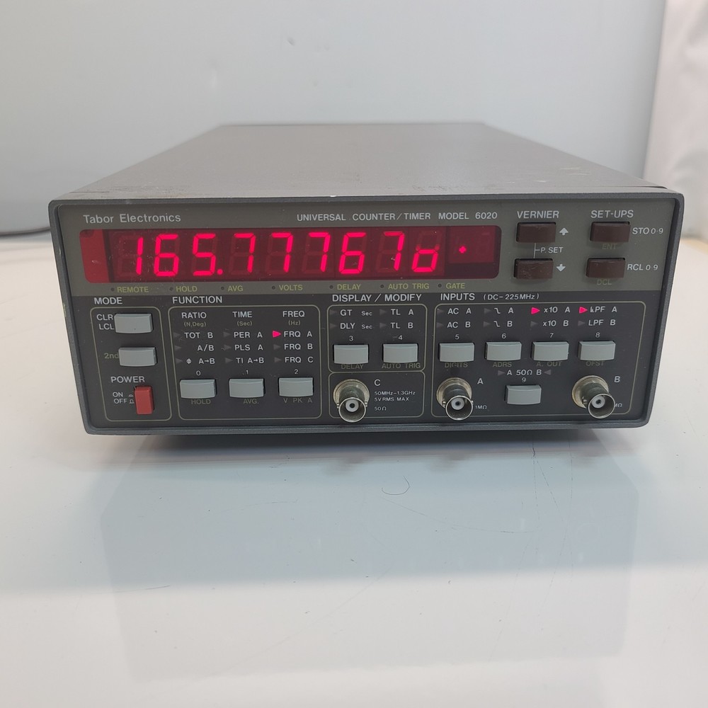 Tabor Electronics UNIVERSAL COUNTER / TIMER MODEL 6020