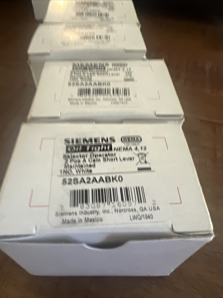 Siemens 52SA2AABK0 Selector Operator Lever