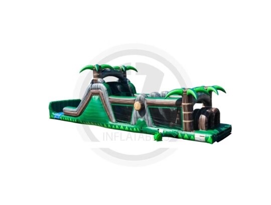 Rainforest Inflatable Obstacle Course