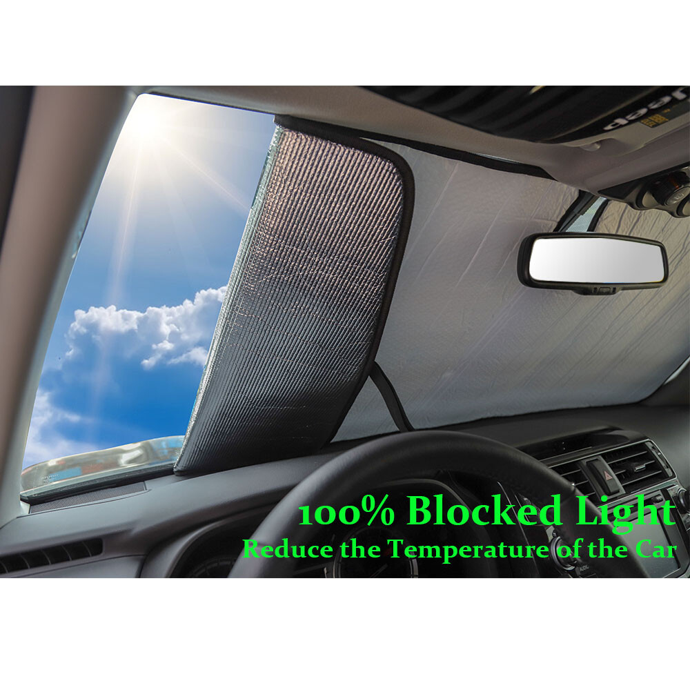 Front Windshield Sunshade Heat Shield Sun Visor Mat For 4Runner 2017-2019