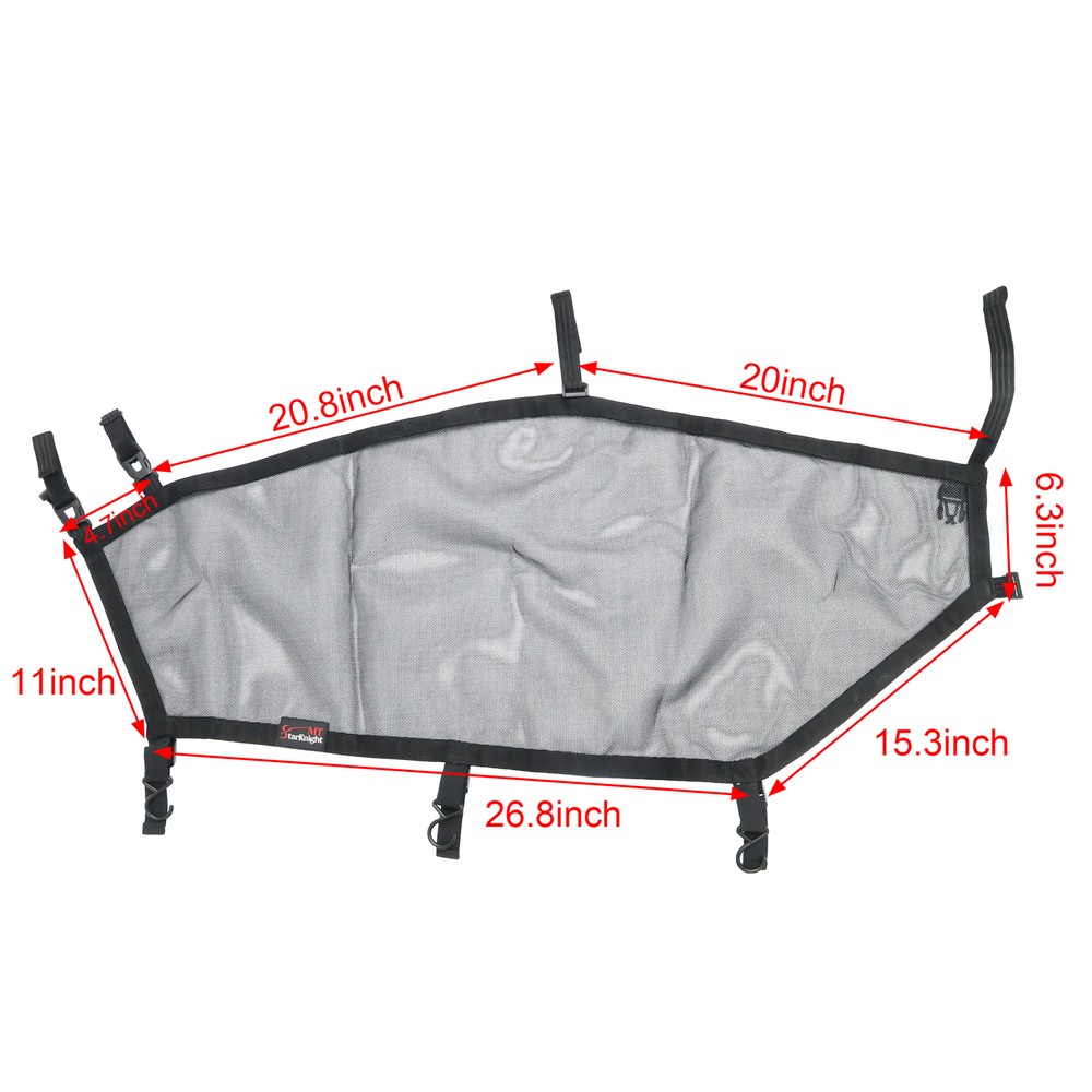 2-Doors Side Windows Nets for 2017+ Maverick X3/ X3 Max Front Upper Door Windows