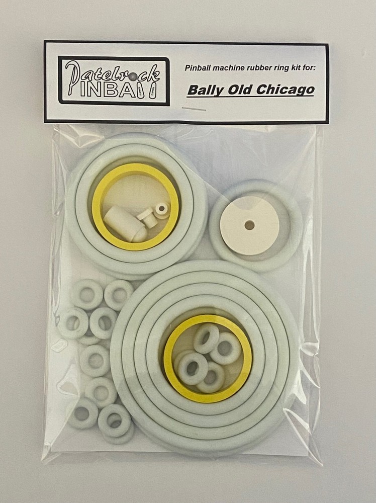 1976 Bally Old Chicago Pinball Machine Rubber Ring Kit