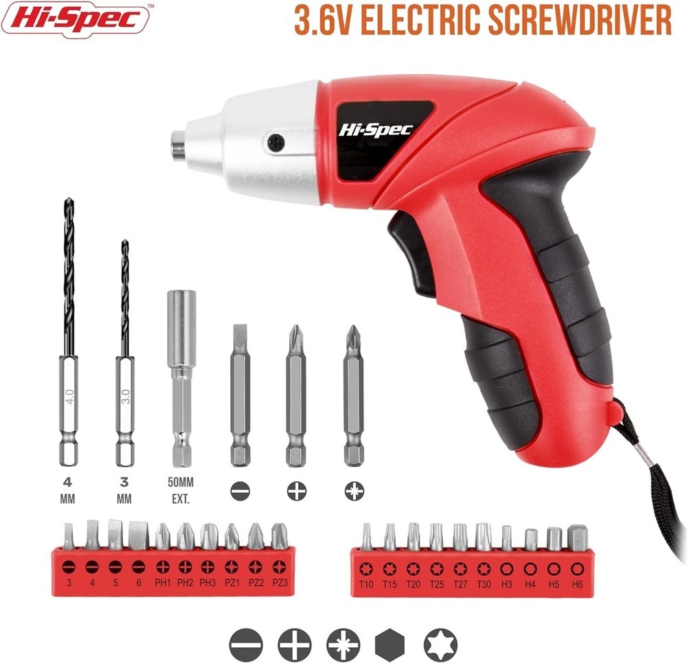 Efficient Electric Screwdriver with Compact Design and Versatile Applications