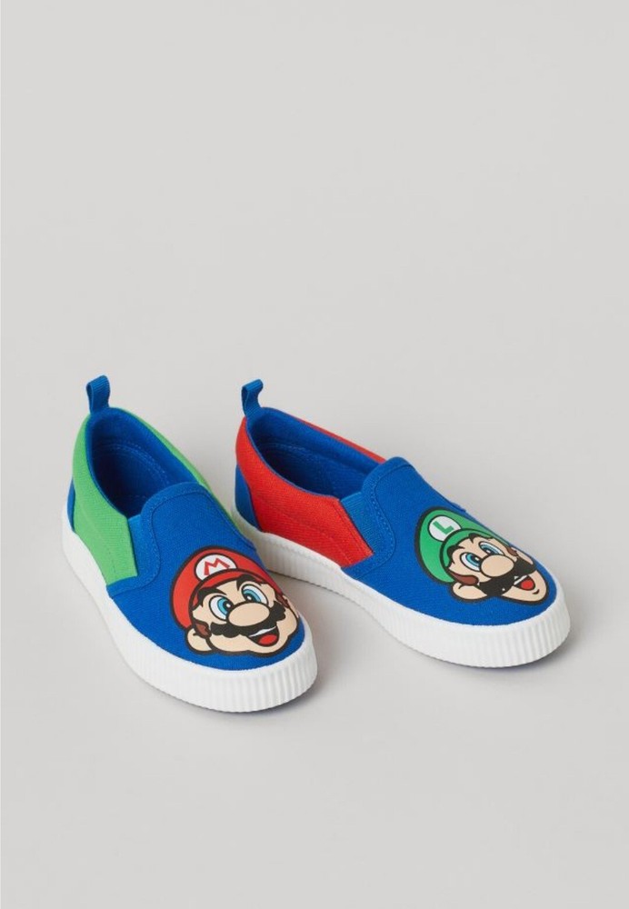 *NWT* H&M Super Mario Slip On Sneakers