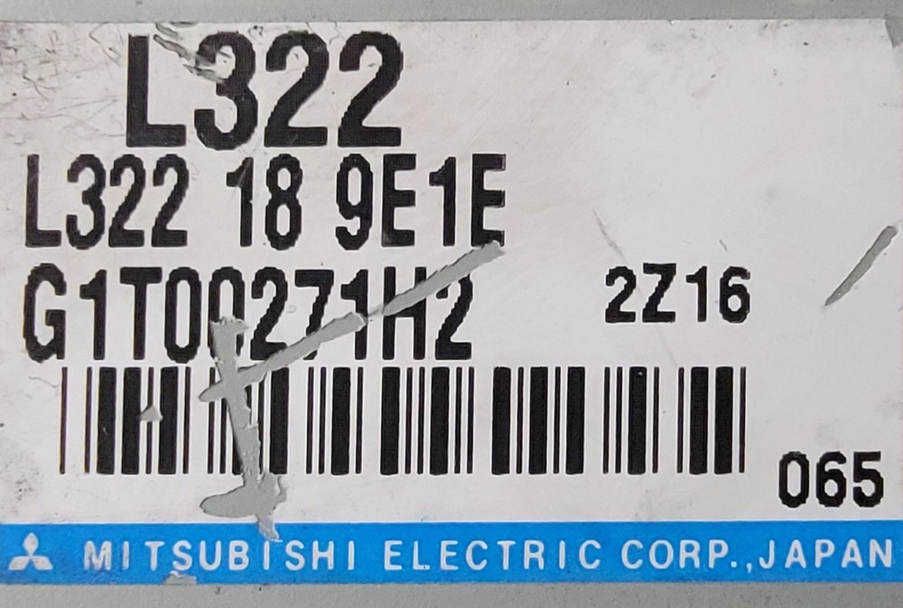 2005 Mazda 6 2.3L Transmission Control Module L322 18 9E1E TCM Module Unit