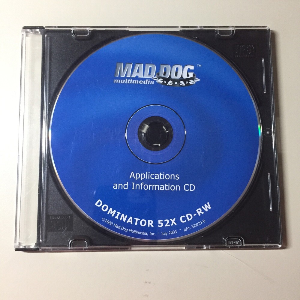 MAD DOG Multimedia DOMINATOR 52X CD-RW