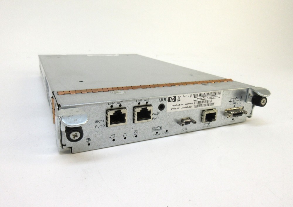 HPE AJ748A Smart Array RAID iSCSI Controller Dual Port for MSA2000i