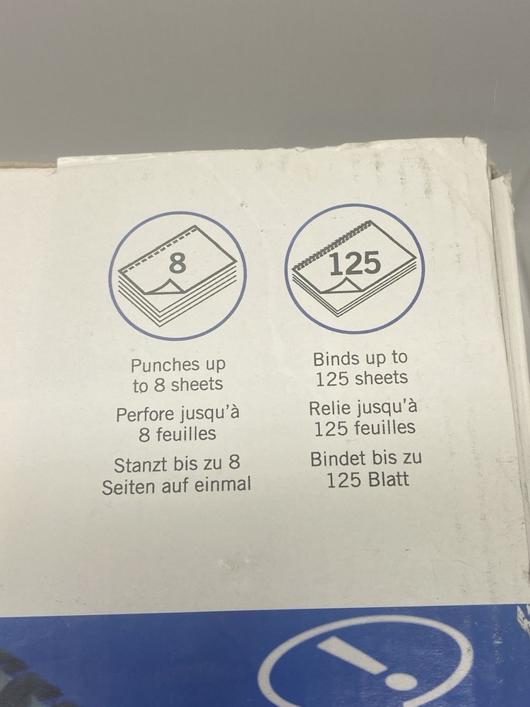 GBC Bindmate Binding Machine As New