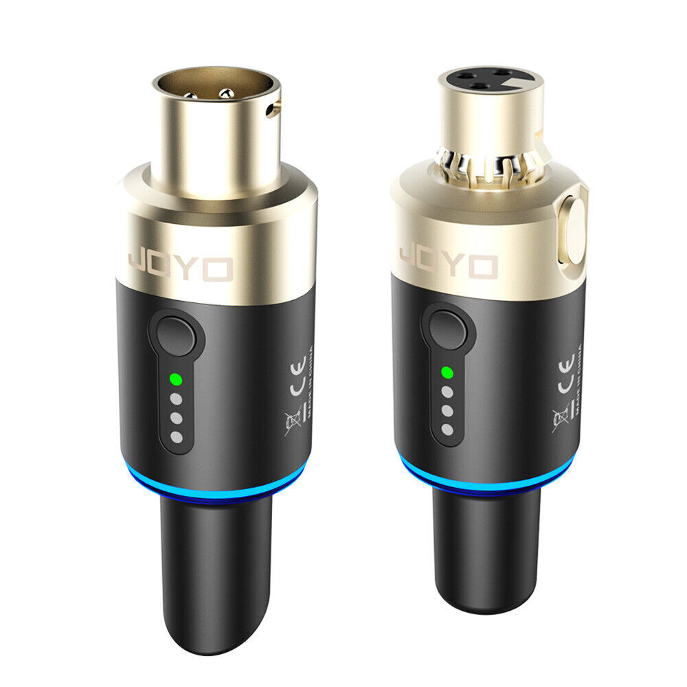 JOYO MW-1 Wireless Microphone System Transmitter Receiver 5.8GHz Plug-on For MIC