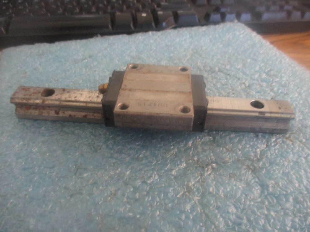 THK Model: HSR15 Linear Slides on 6" Rail.