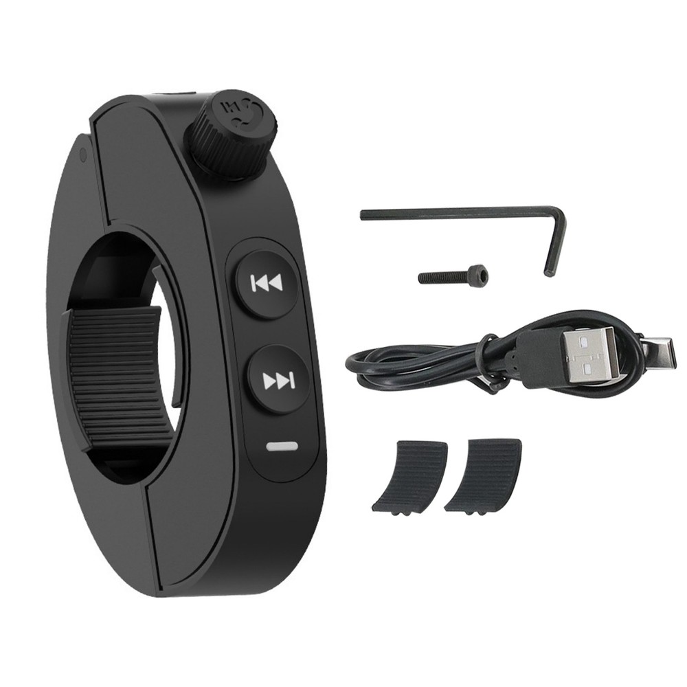 Portable Wireless Bluetooth Media Remote Control For Motorcycle Handlebar New