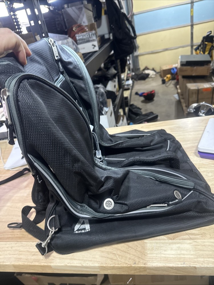 ATHALON EVERYTHING SKI BOOT BAG & BACKPACK - BLACK / GREY