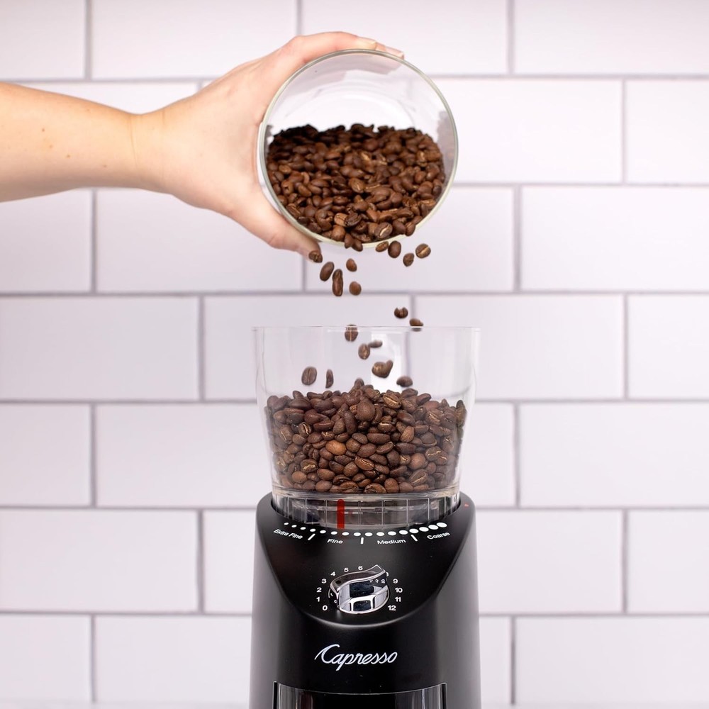 Infinity Plus Conical Burr Grinder - Black