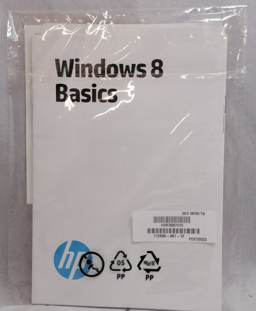 HP Windows 8 Basics Manual