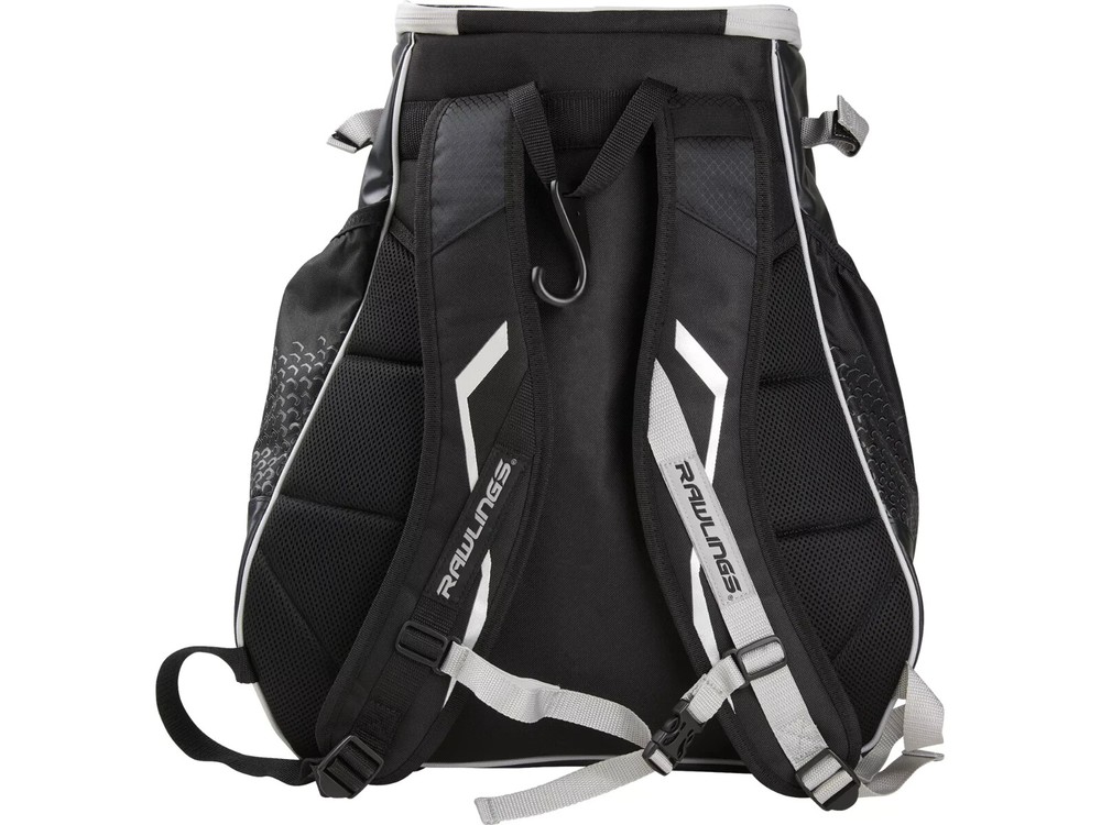 Rawlings GG Elite Bat Pack Backpack Black/Silver