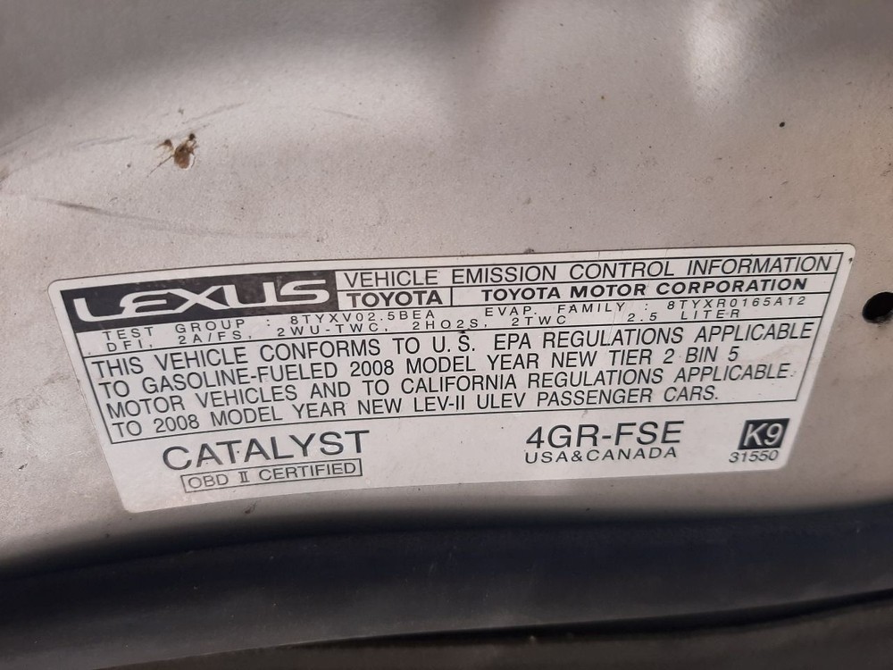 IS250 2008 High Mounted Stop Light 954939