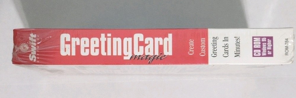 Swift Software GreetingCard Magic CD Desktop Publishing Windows 95 or Higher