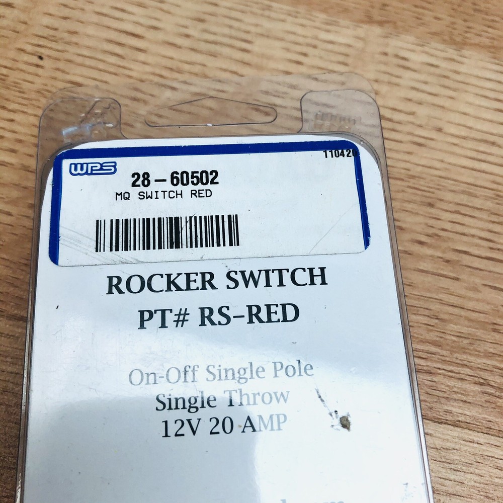MODQUAD 28-60502 ROCKER SWITCH PT#RS-RED