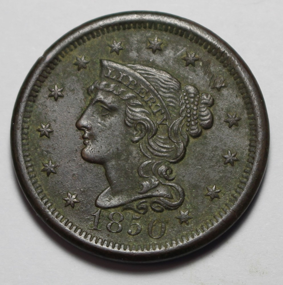 1850 Large Cent UR761