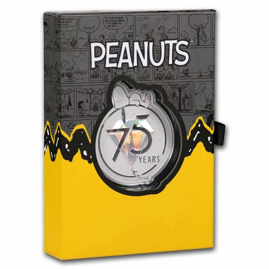 2025 75th anniversary peanuts 1oz silver coin