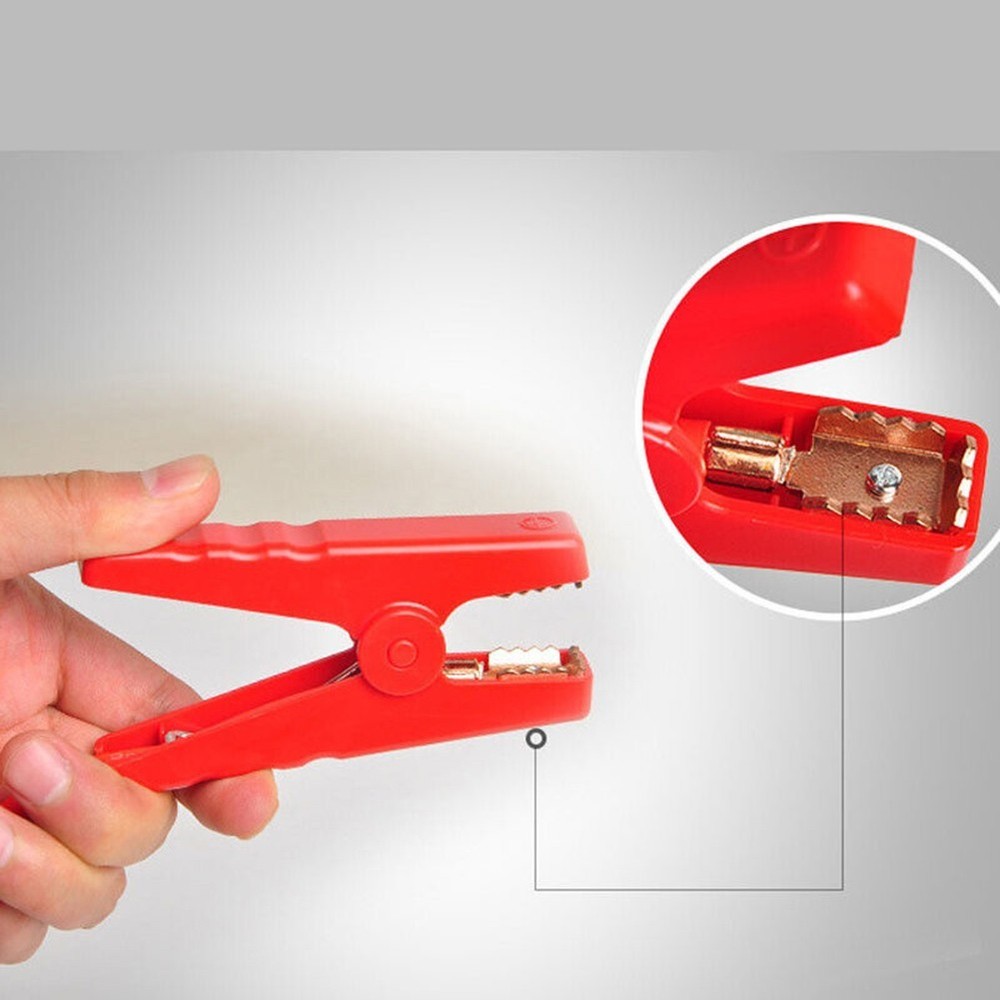 Practical To Use Jump Starter Cable Replacement 12V Clamp Clip