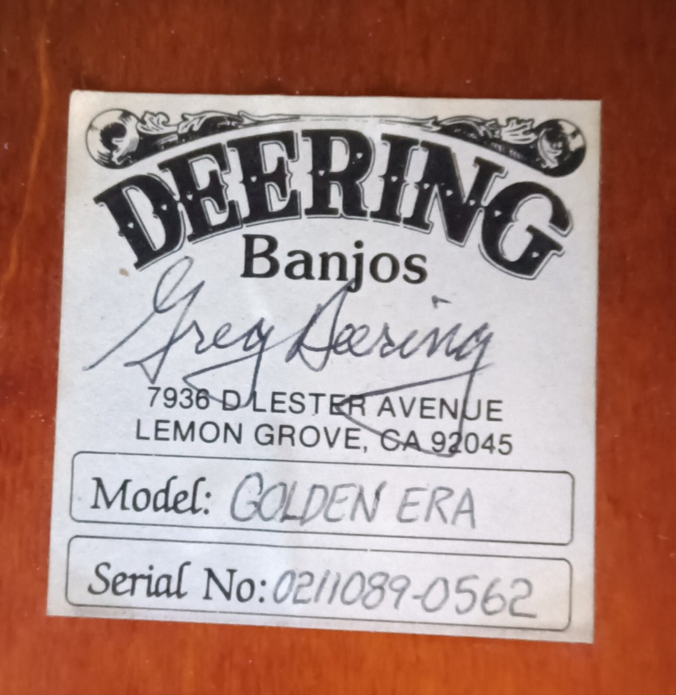Deering Golden Era Banjo