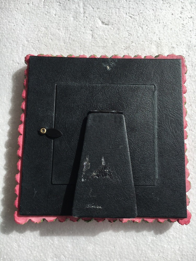 Tiny Pink Roses Resin Photo Frame