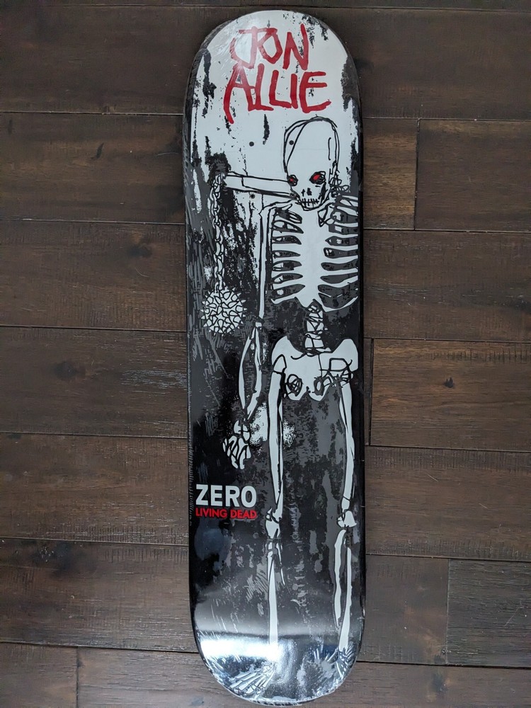 Zero Jon Allie "Living Dead" Skateboard Deck - NOS - 2004
