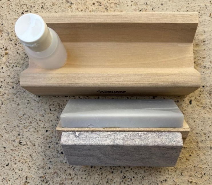 Tri 4 Arkansas Knife Sharpening Stone Kit