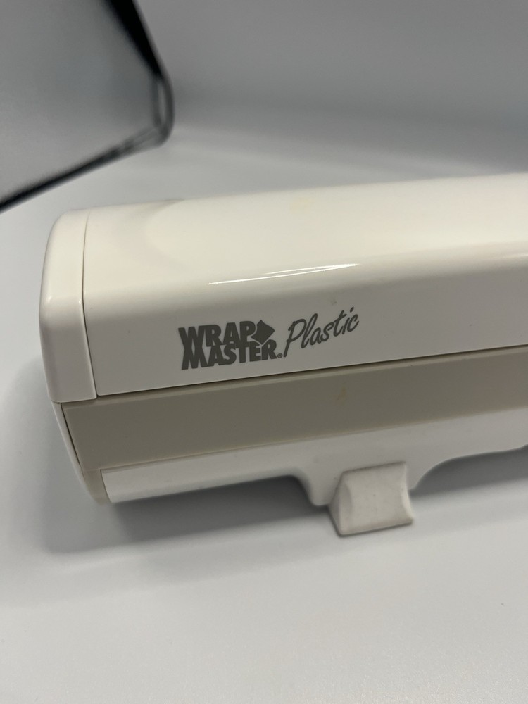 Wrapmaster WM 1500 Plastic Dispenser Cutter Wrap Master White kitchen