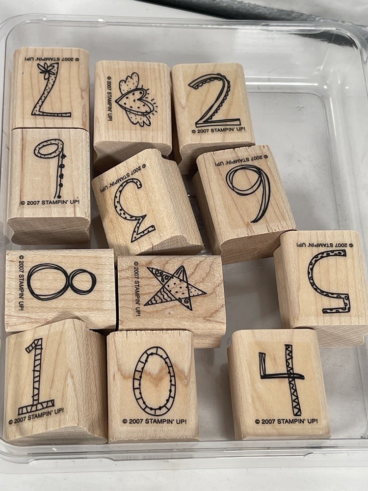 Stampin' Up  2007 Crazy Letters Stamps