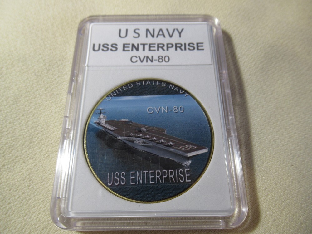 US NAVY - USS ENTERPRISE (CVN-80) Challenge Coin