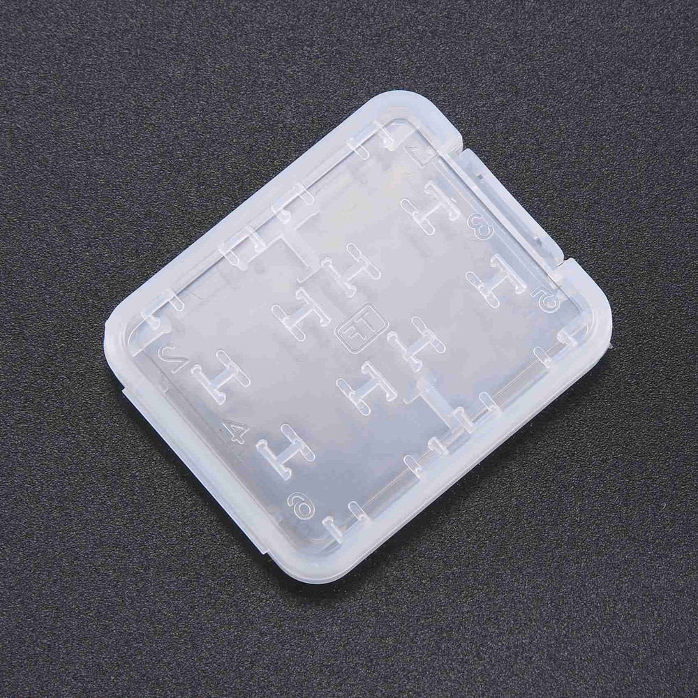 Eight in Plastic Micro SDHC TF MS Memory Card Storage Case Box Protector3277