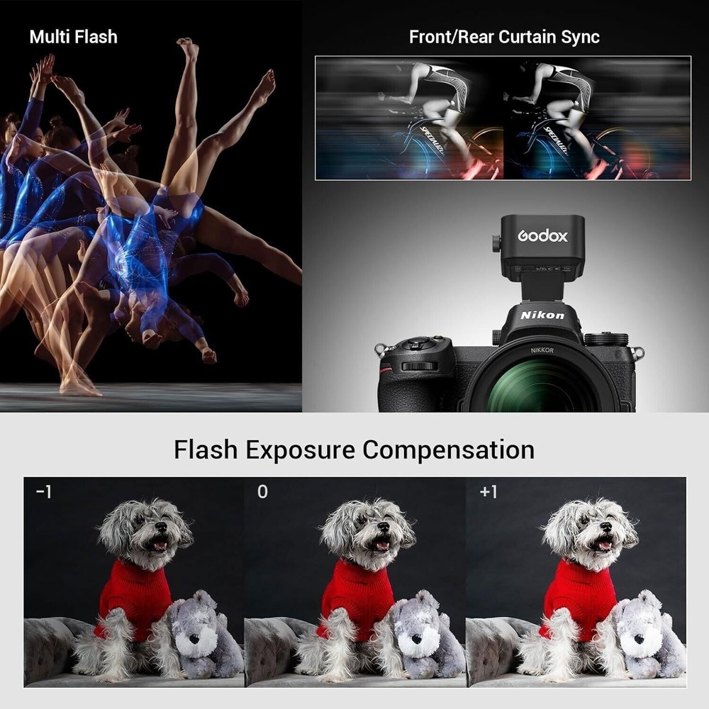 Godox X3S TTL Wireless Flash Trigger 2.4G Wireless Touchscreen Flash Transmitter