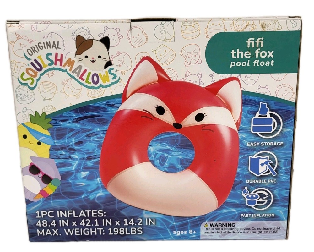 Fifi The Fox  Pool Float , Original Squishmallows, Ages : 8+