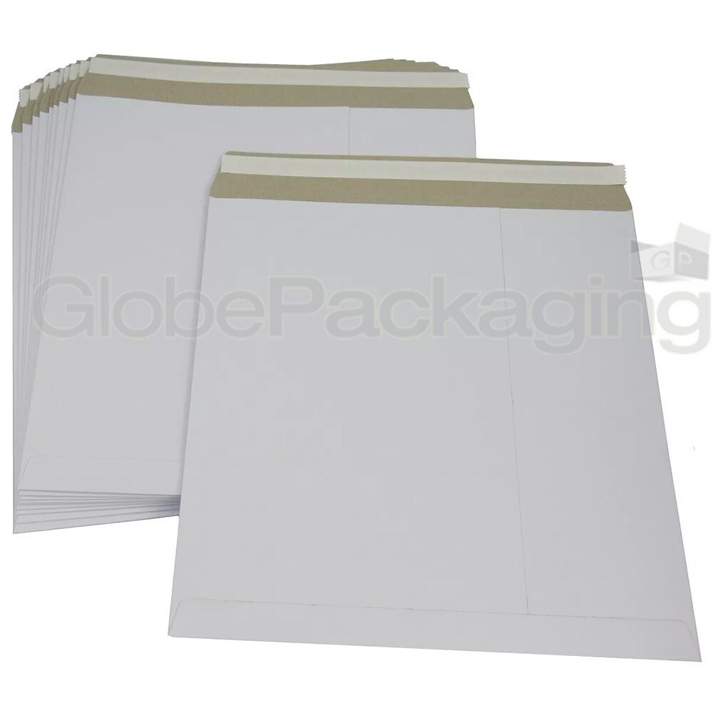 200 x 12" STRONG WHITE LP RECORD MAILERS ENVELOPES 24HR