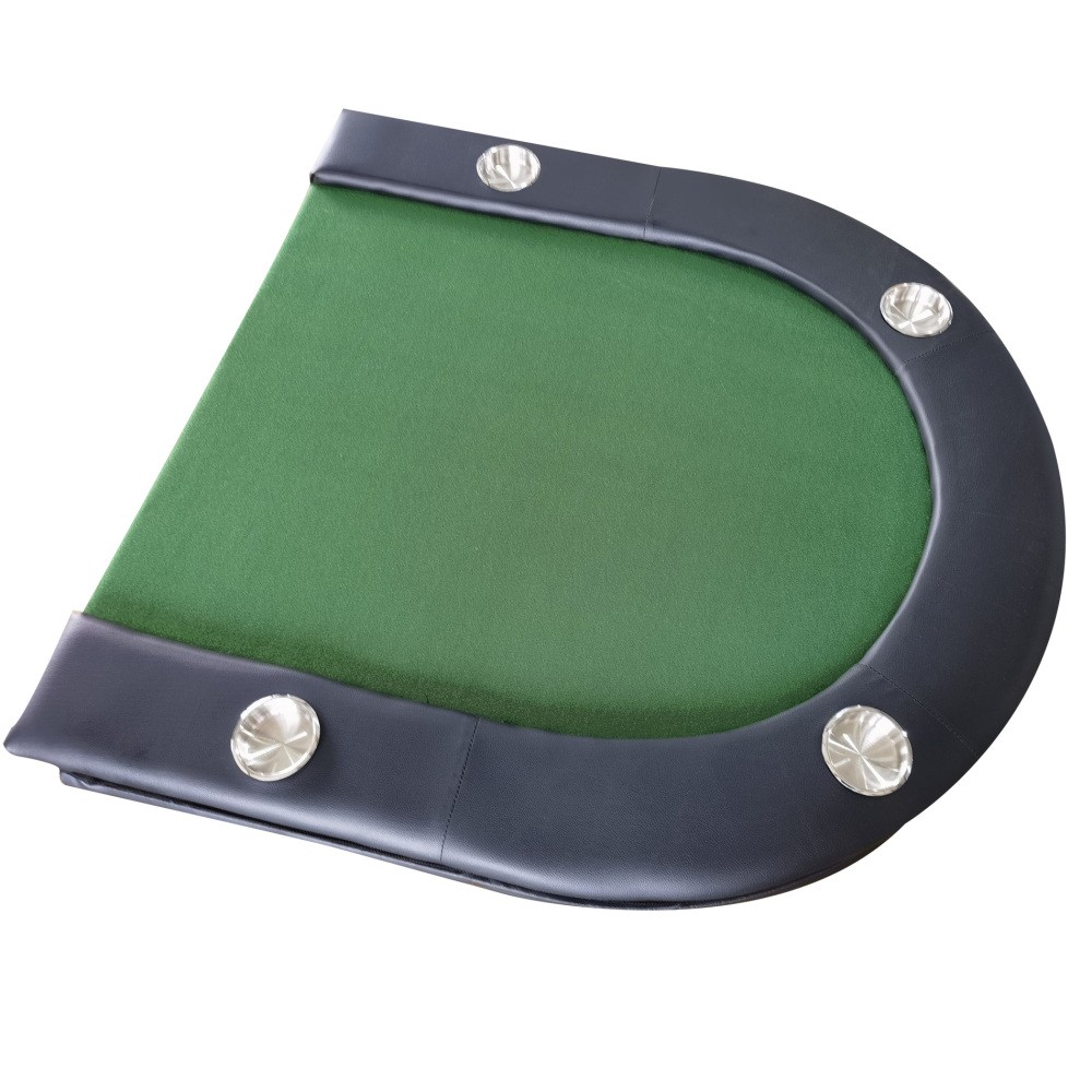 73-inch Foldable Poker Table with Cup Holder