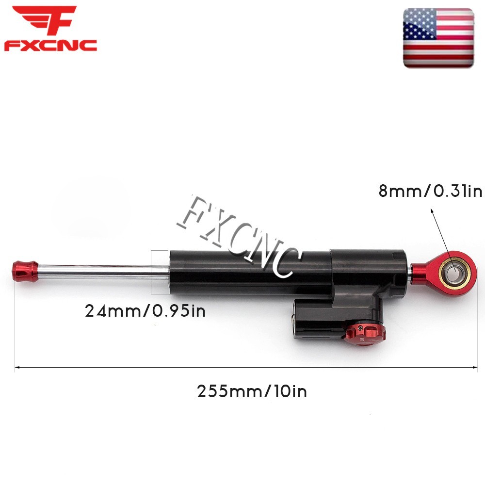 Steering Damper Stabilizer & Mounting Bracket Kit Holder For Ducati Monster 696