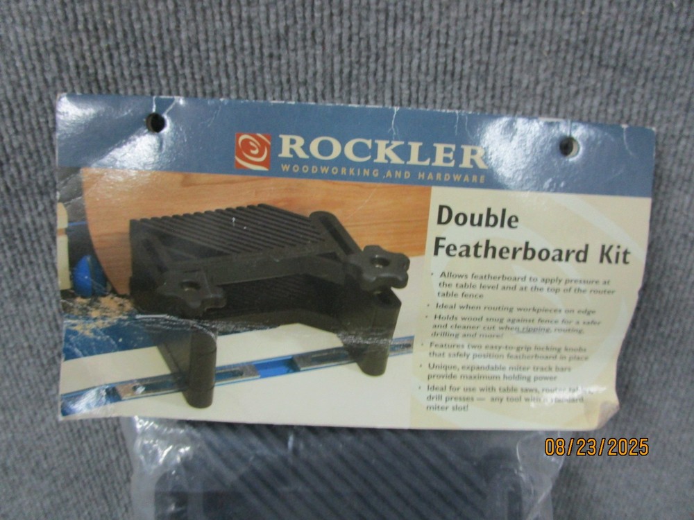 Rockler Dbl Feather Board Kit
