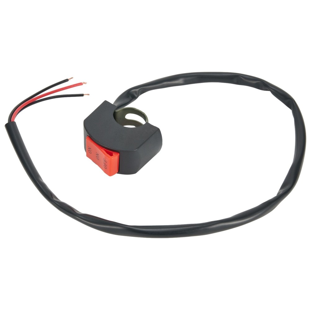 LED Headlight Switch Far Near 3-Line Motorcycle Handlebar Switch Button Part