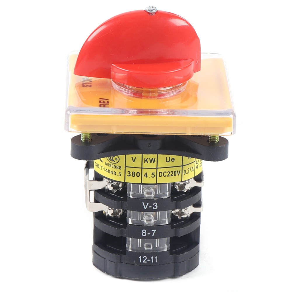 NEW Milling Machine Switch 3 Phase Motor Mill Forward Reverse 3 Stage Switch USA