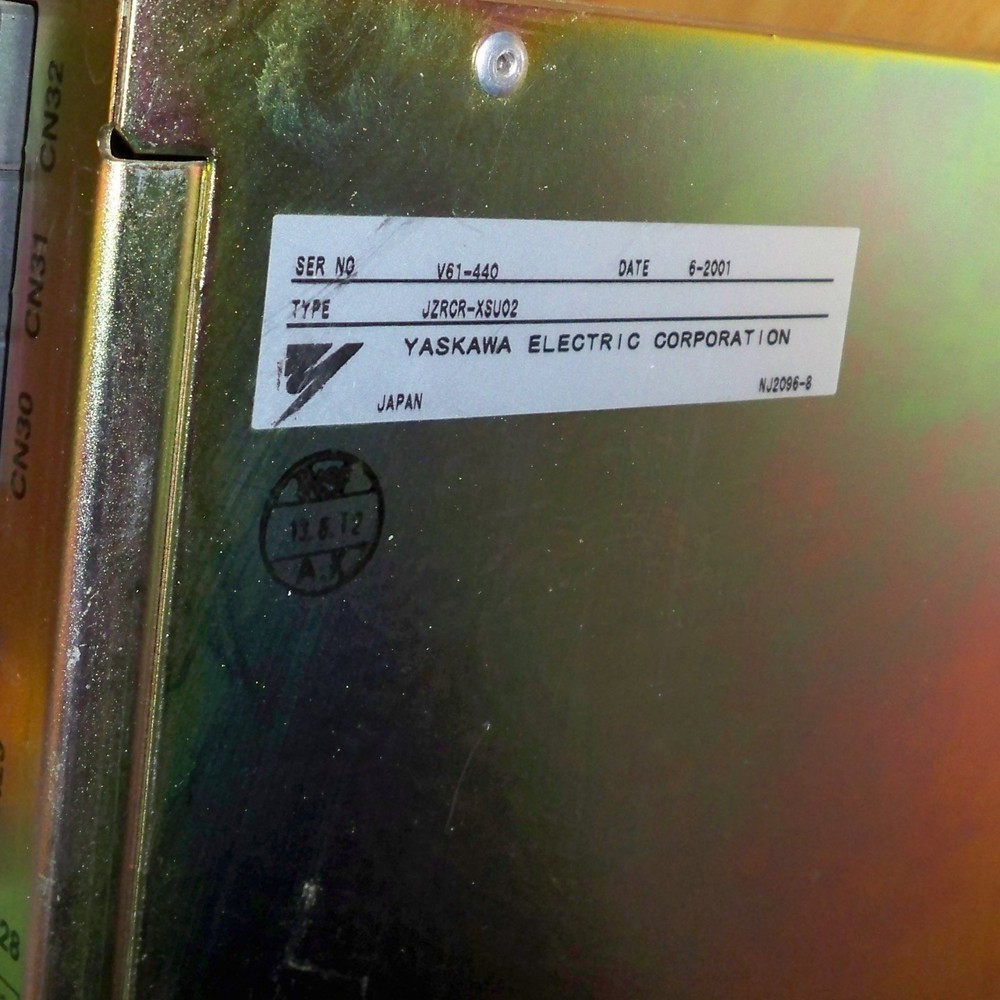 Yaskawa Motoman XRC2001 Robot Controller Servo Control Unit JZRCR-XSU02